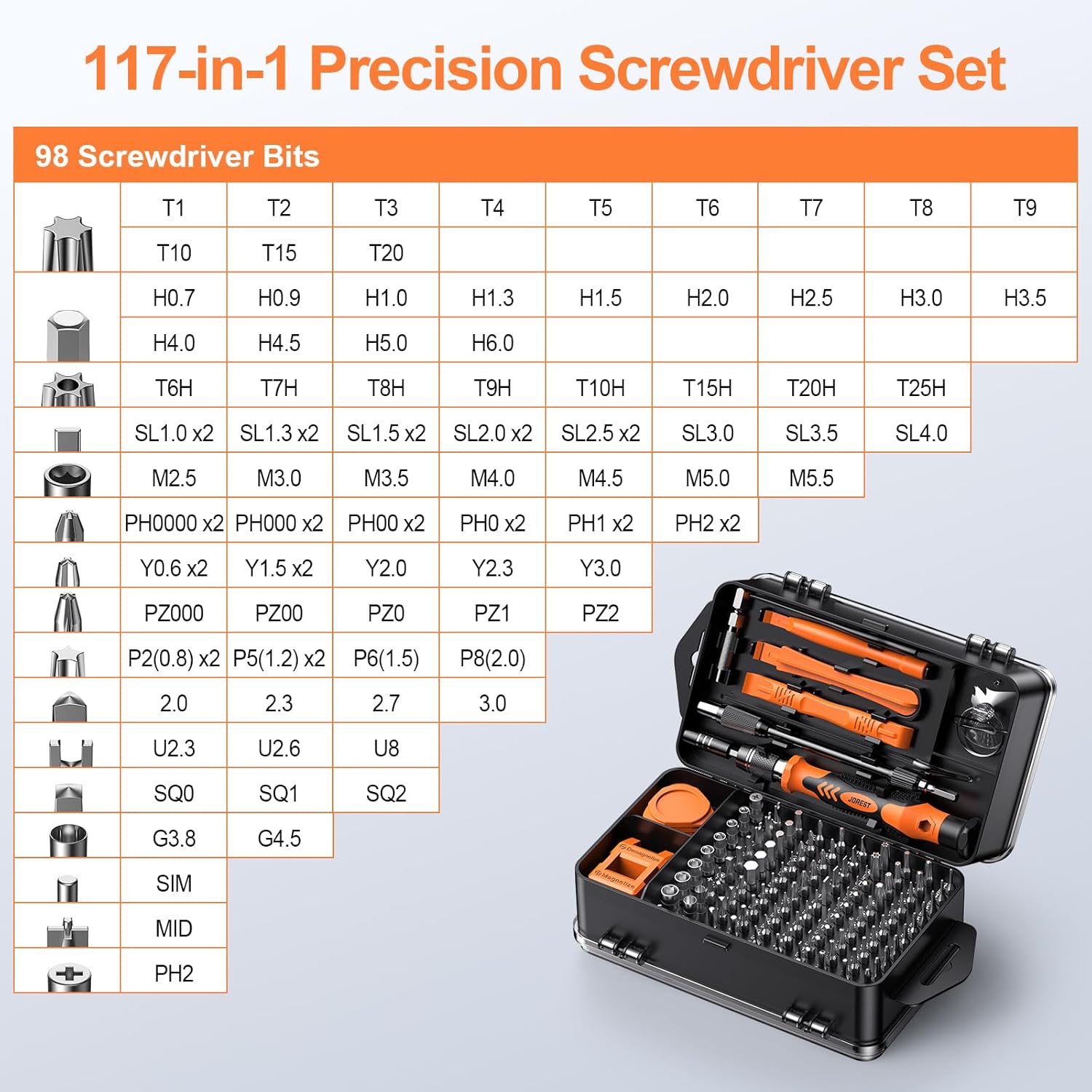 117 in 1 Precision Screwdriver - Screwdriver Set Precision บทวิจารณ์และราคา