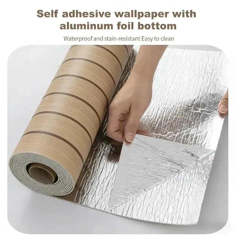 Striped Wood Grain Wallpaper S - Home Improvement Background บทวิจารณ์และราคา