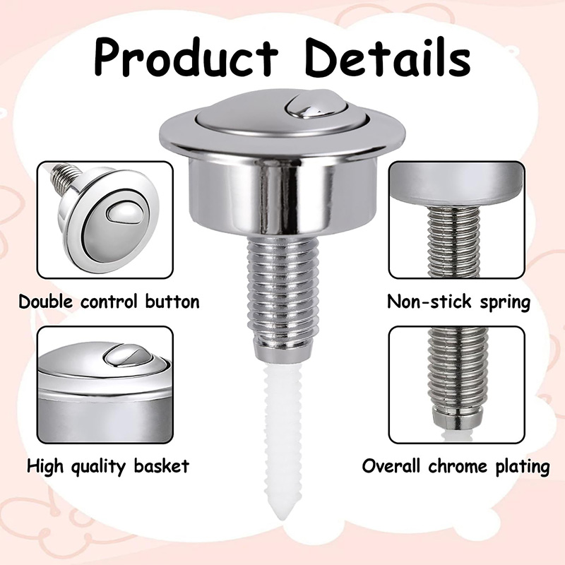 Dual Flush Toilet Button Flush - Toilet Flush Valve บทวิจารณ์และราคา