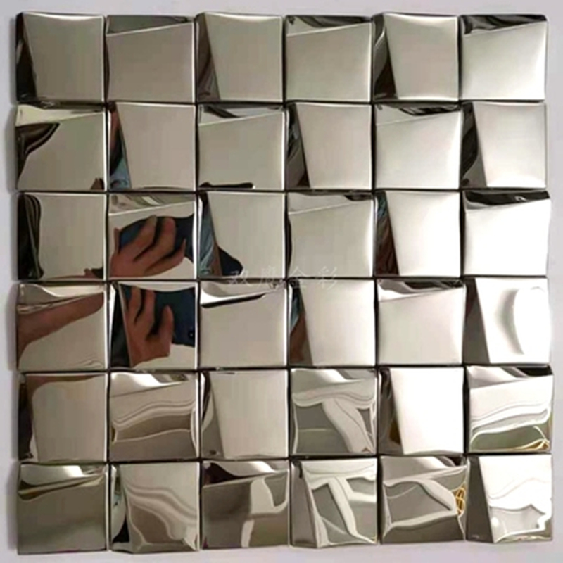 3D Mirror Silver Stainless Ste - Home Improvement Background บทวิจารณ์และราคา