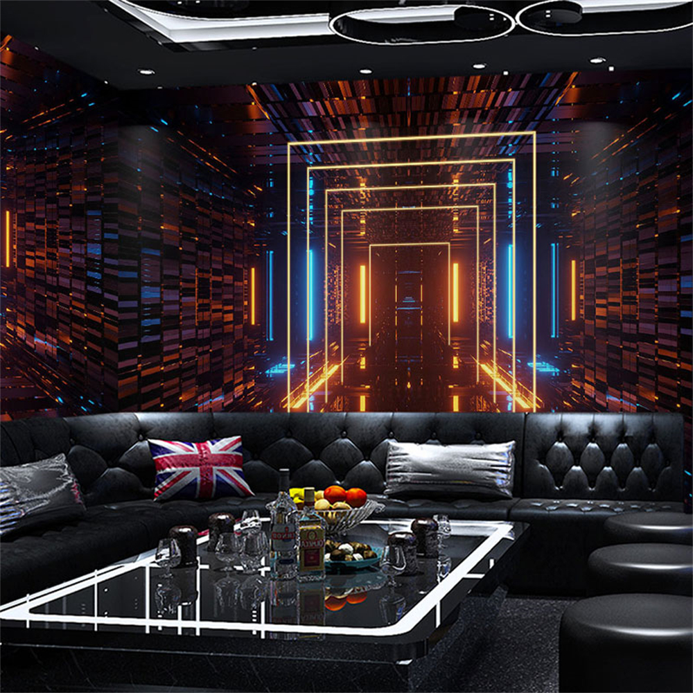 Custom KTV wallpaper 3d person - Home Improvement Background บทวิจารณ์และราคา