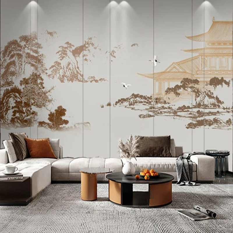 Custom Chinese Abstract Ink La - Home Improvement Background บทวิจารณ์และราคา