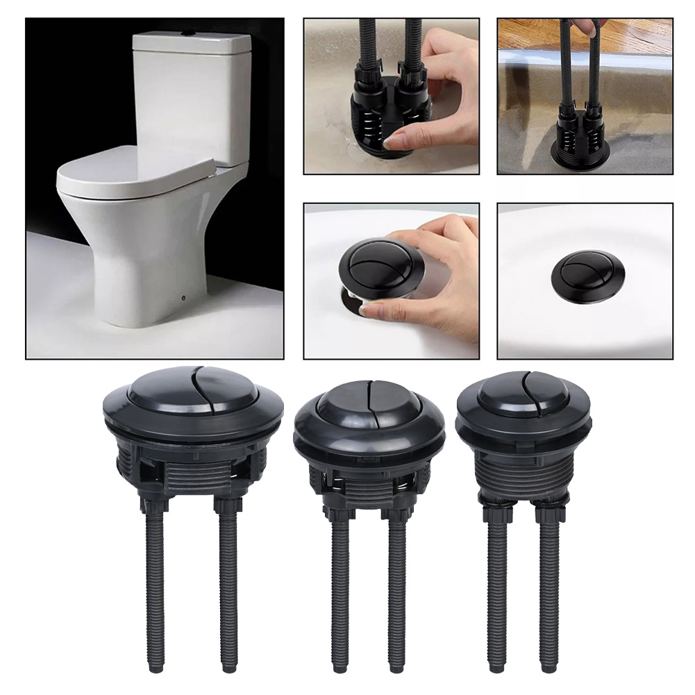 Black Toilet Flush Button 38mm - Toilet Flush Valve บทวิจารณ์และราคา