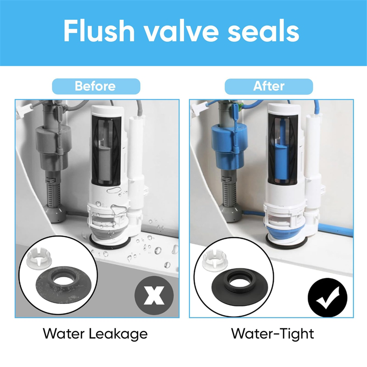 AA25 For Flush Valve Seal,3 Pa - Toilet Flush Valve บทวิจารณ์และราคา