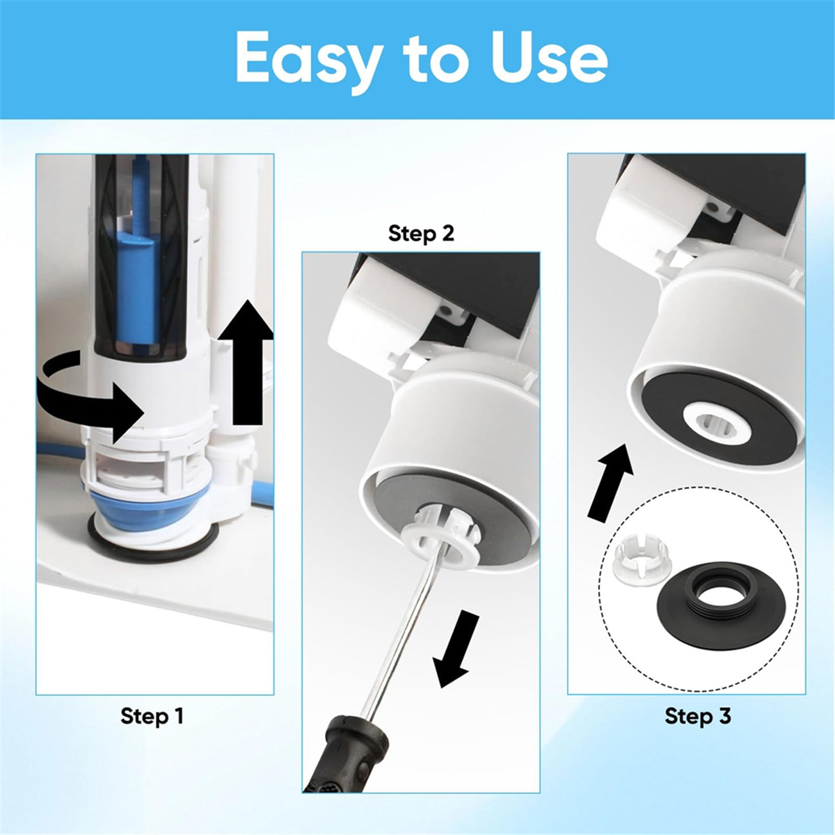 AA25 For Flush Valve Seal,3 Pa - Toilet Flush Valve บทวิจารณ์และราคา