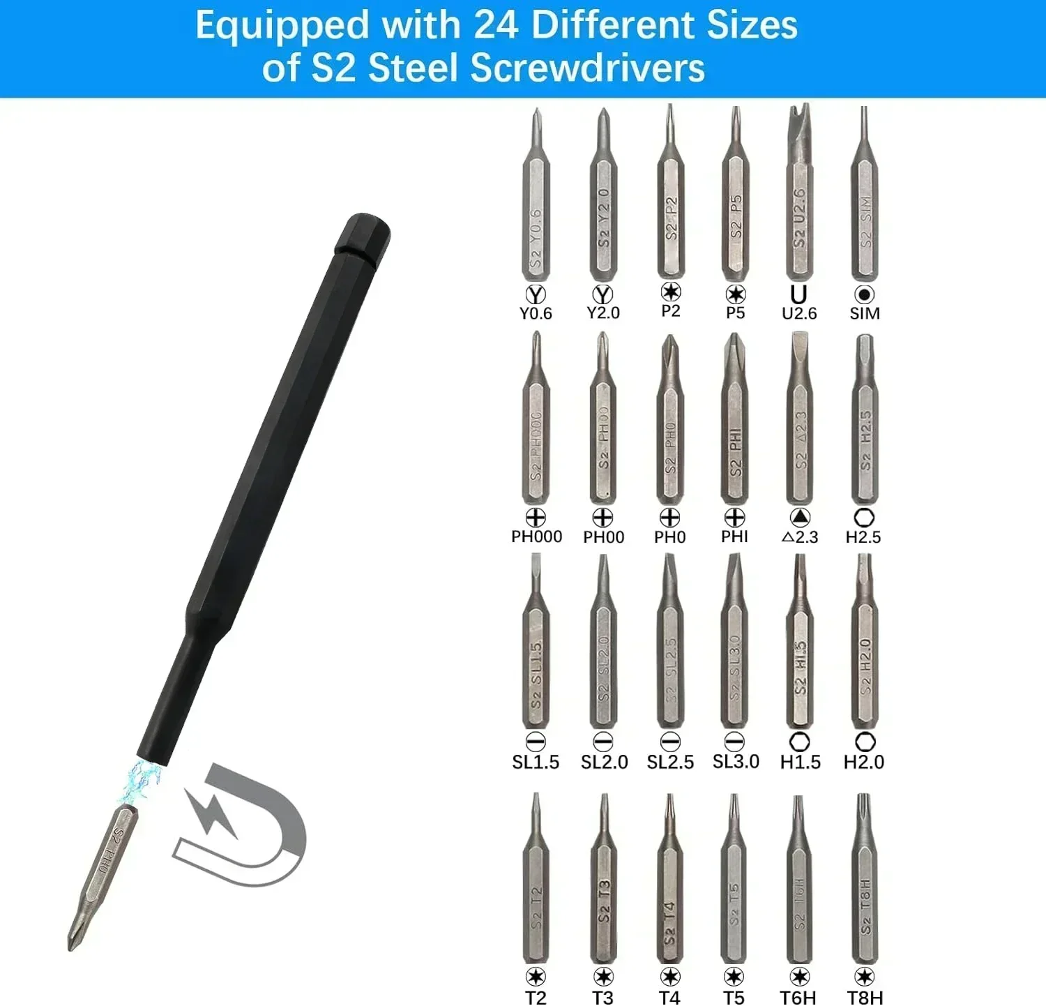 25In1 Magnetic Screwdriver Set - Screwdriver Set Precision บทวิจารณ์และราคา