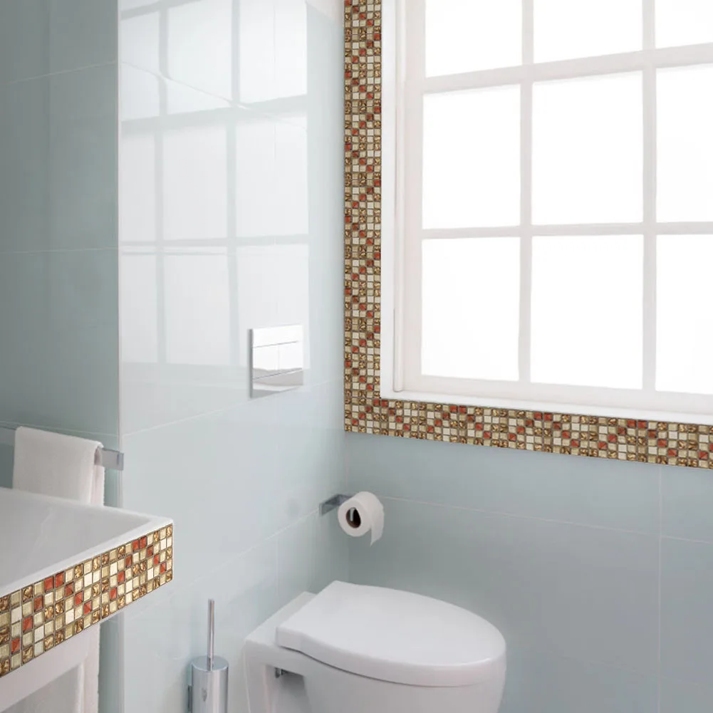 Mosaic Tile 3D Adhesive Wall S - Home Improvement Background บทวิจารณ์และราคา