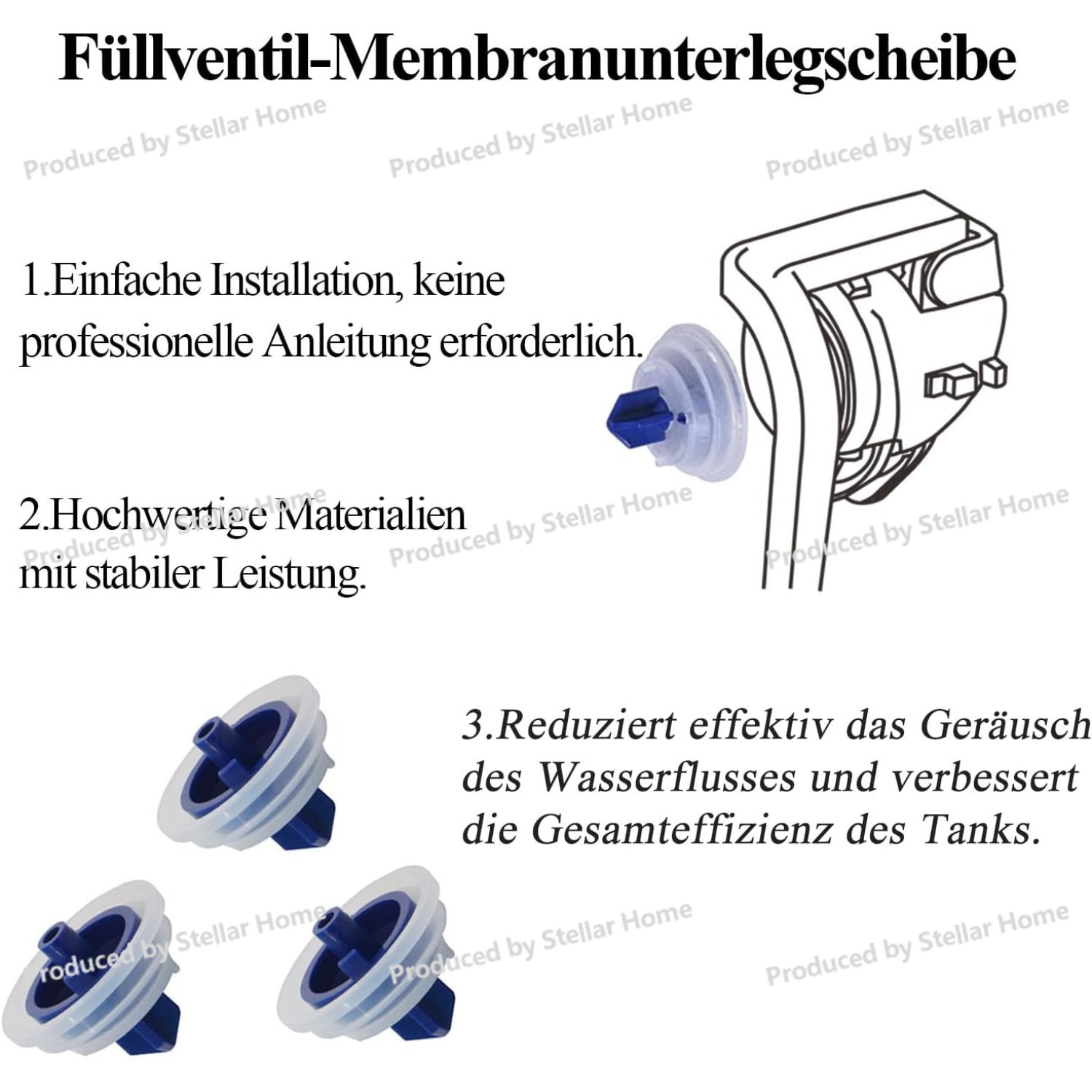 Toilet Fill Valve Diaphragm Re - Toilet Flush Valve บทวิจารณ์และราคา