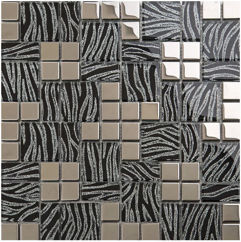 Luxury Black Silver Glass  Mos - Home Improvement Background บทวิจารณ์และราคา