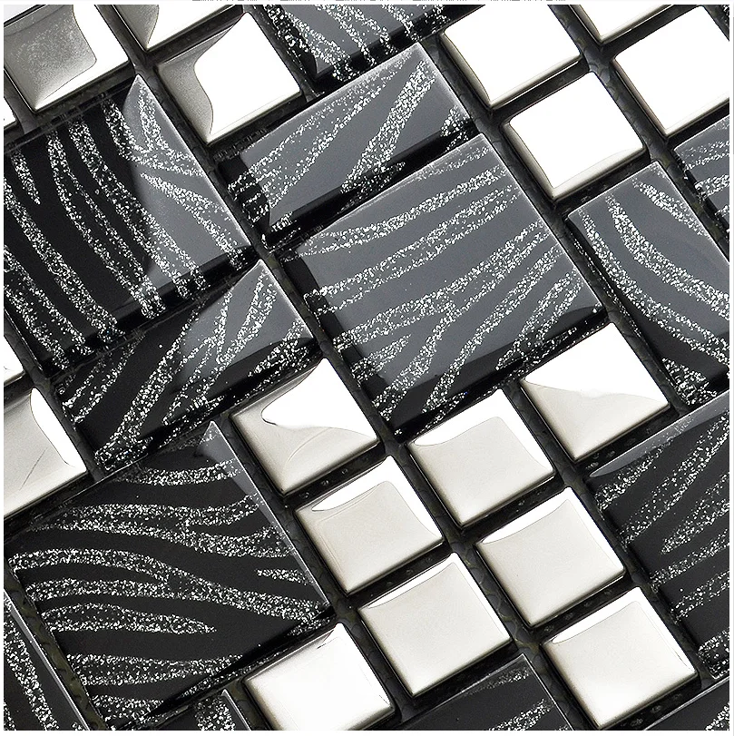 Luxury Black Silver Glass  Mos - Home Improvement Background บทวิจารณ์และราคา